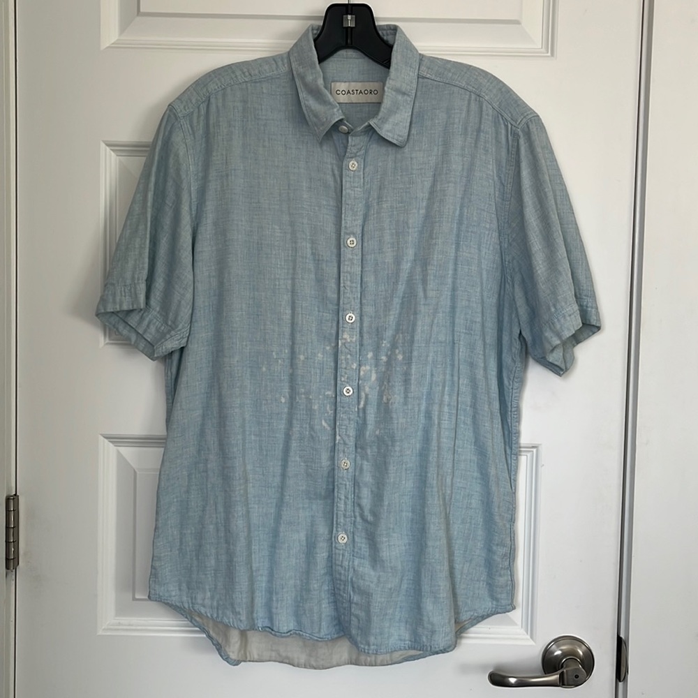 Coastaoro soft heathered button down